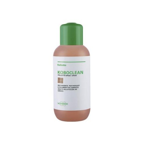 KOBOCLEAN DETERGENTE PARQUET PULILAVA SP520 - SP530 - SP600 - SP7 FLACONE 500 ML ORIGINALE FOLLETTO EX 53584