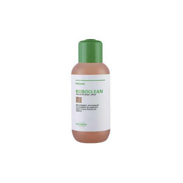 KOBOCLEAN DETERGENTE PARQUET PULILAVA SP520 - SP530 - SP600 - SP7 FLACONE 500 ML ORIGINALE FOLLETTO EX 53584