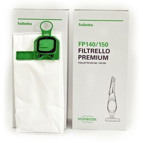 SACCHETTI FILTRELLO PREMIUM FP140/150 CONF. 6PZ ORIGINALE FOLLETTO K140 - K150
