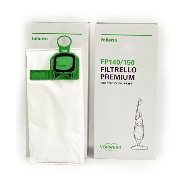 SACCHETTI FILTRELLO PREMIUM FP140/150 CONF. 6PZ ORIGINALE FOLLETTO K140 - K150