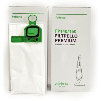 SACCHETTI FILTRELLO PREMIUM FP140/150 CONF. 6PZ ORIGINALE FOLLETTO K140 - K150