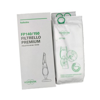 SACCHETTI FILTRELLO PREMIUM FP140/150 CONF. 6PZ ORIGINALE FOLLETTO K140 - K150 2