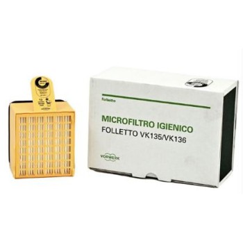 MICROFILTRO IGIENICO ORIGINALE FOLLETTO K135 - K136
