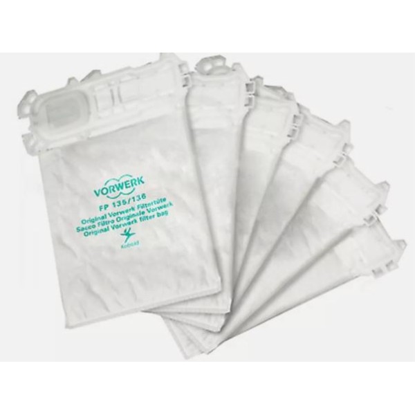 SACCHETTI FILTRELLO PREMIUM CONF.6PZ ORIGINALE FOLLETTO K135 - K136