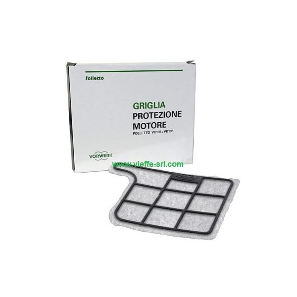 FILTRO GRIGLIA PROTEZIONE MOTORE ORIGINALE FOLLETTO K135 - K136