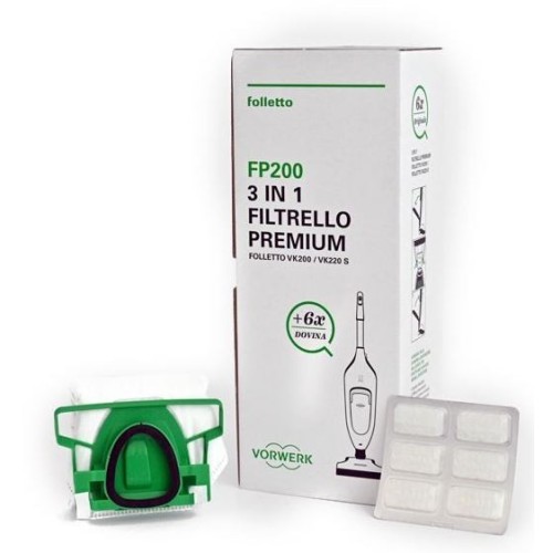 FILTRELLO PREMIUM FP200 + DOVINA CONF.6PZ ORIGINALE FOLLETTO K200 - K220S ( EX 57918 )