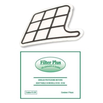 FILTRO GRIGLIA MOTORE IN SCATOLA COMPATIBILE FOLLETTO K135 - K136