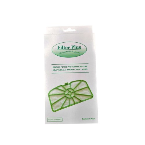 FILTRO GRIGLIA MOTORE IN SCATOLA COMPATIBILE FOLLETTO K200 - K220S