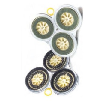 MODULO PECARI CARTER CON SPAZZOLE SETOLA LARGA + PAD ABRASIVO COMPATIBILE FOLLETTO PL515