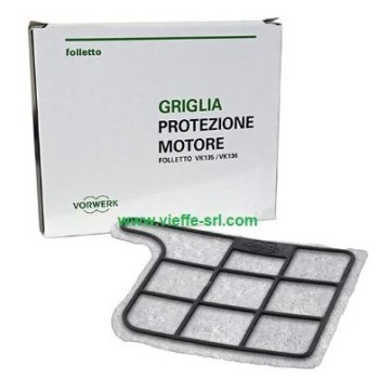 FILTRO GRIGLIA PROTEZIONE MOTORE ORIGINALE FOLLETTO K135 - K136