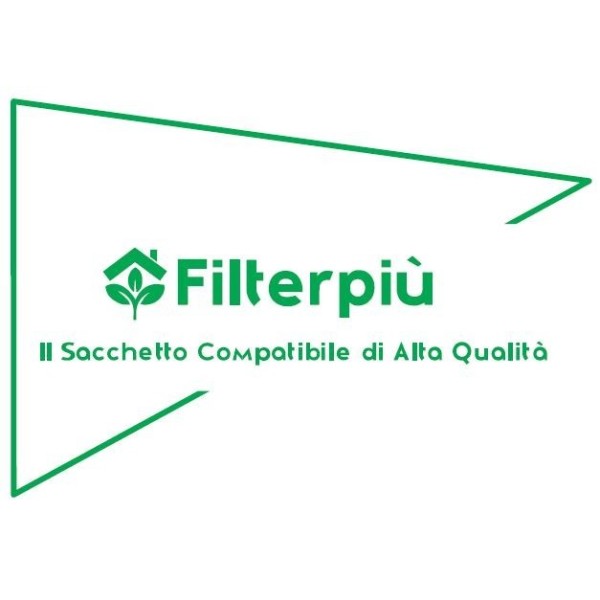 6 SACCHETTI IN MICROFIBRA AD ALTA FILTRAZIONE MARCHIO FILTERPIU' COMPATIBILE K200-K220S CONF. IN BUSTA  MADE IN PRC