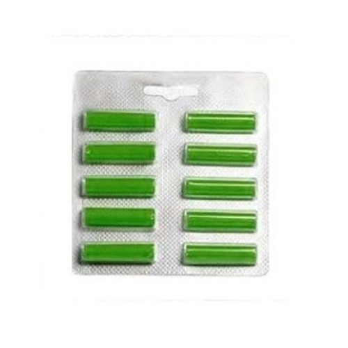 PROFUMATORI VERDI BLISTER 10 STICK SFUSO COMPATIBILE FOLLETO VK116 - VK117 - VK120 - VK121 - VK122 - K130 - K131 - K140 - K150